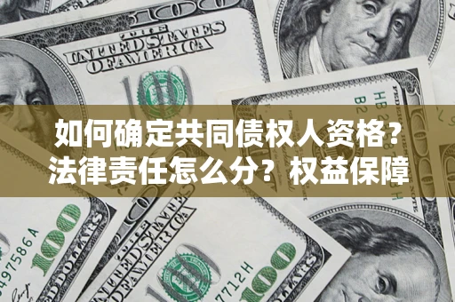 北京如何确定共同债权人资格？法律责任怎么分？权益保障技巧揭秘！