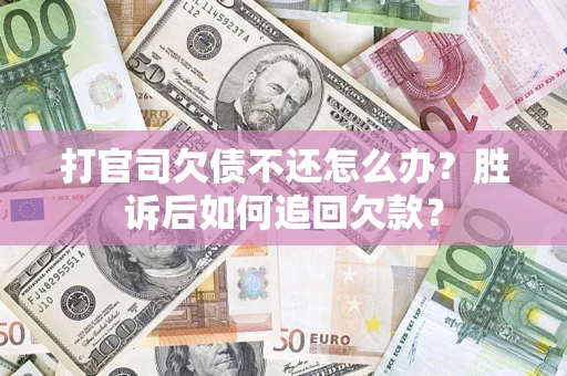 北京打官司欠债不还怎么办？胜诉后如何追回欠款？