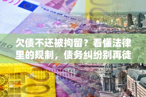 北京欠债不还被拘留？看懂法律里的规制，债务纠纷别再徒劳奔波