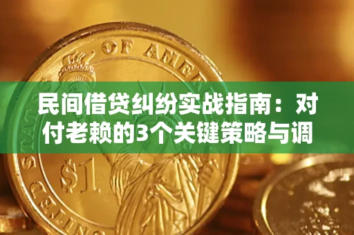 北京民间借贷纠纷实战指南：对付老赖的3个关键策略与调解盲区解析