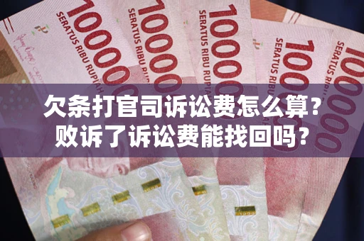 北京欠条打官司诉讼费怎么算？败诉了诉讼费能找回吗？