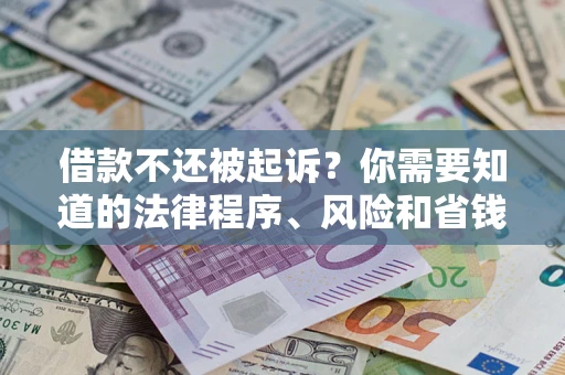 北京借款不还被起诉？你需要知道的法律程序、风险和省钱技巧