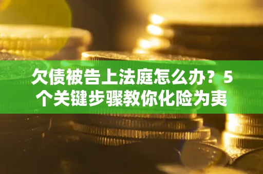 北京欠债被告上法庭怎么办？5个关键步骤教你化险为夷
