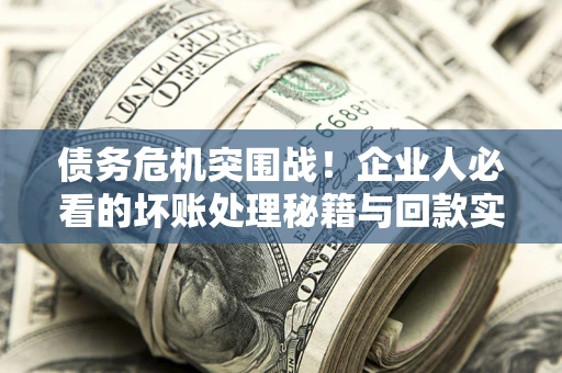 北京债务危机突围战！企业人必看的坏账处理秘籍与回款实战指南